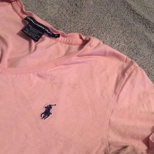 Light pink polo shirt